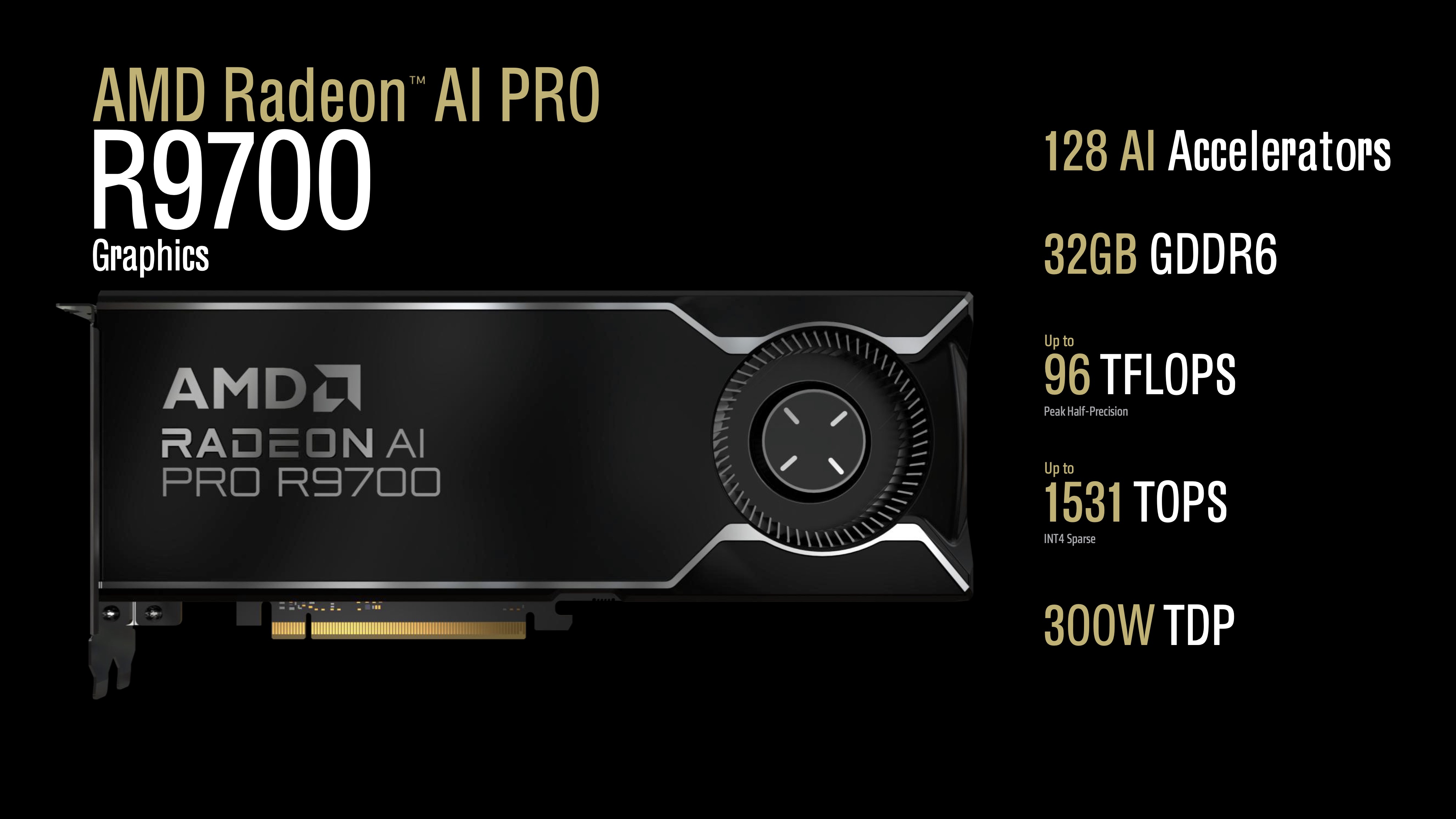 Radeon AI Pro R9700