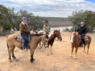 Trekking by horse in Texas!