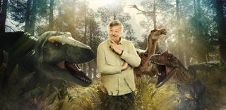 Dinosaur with Stephen Fry on Channel 5.