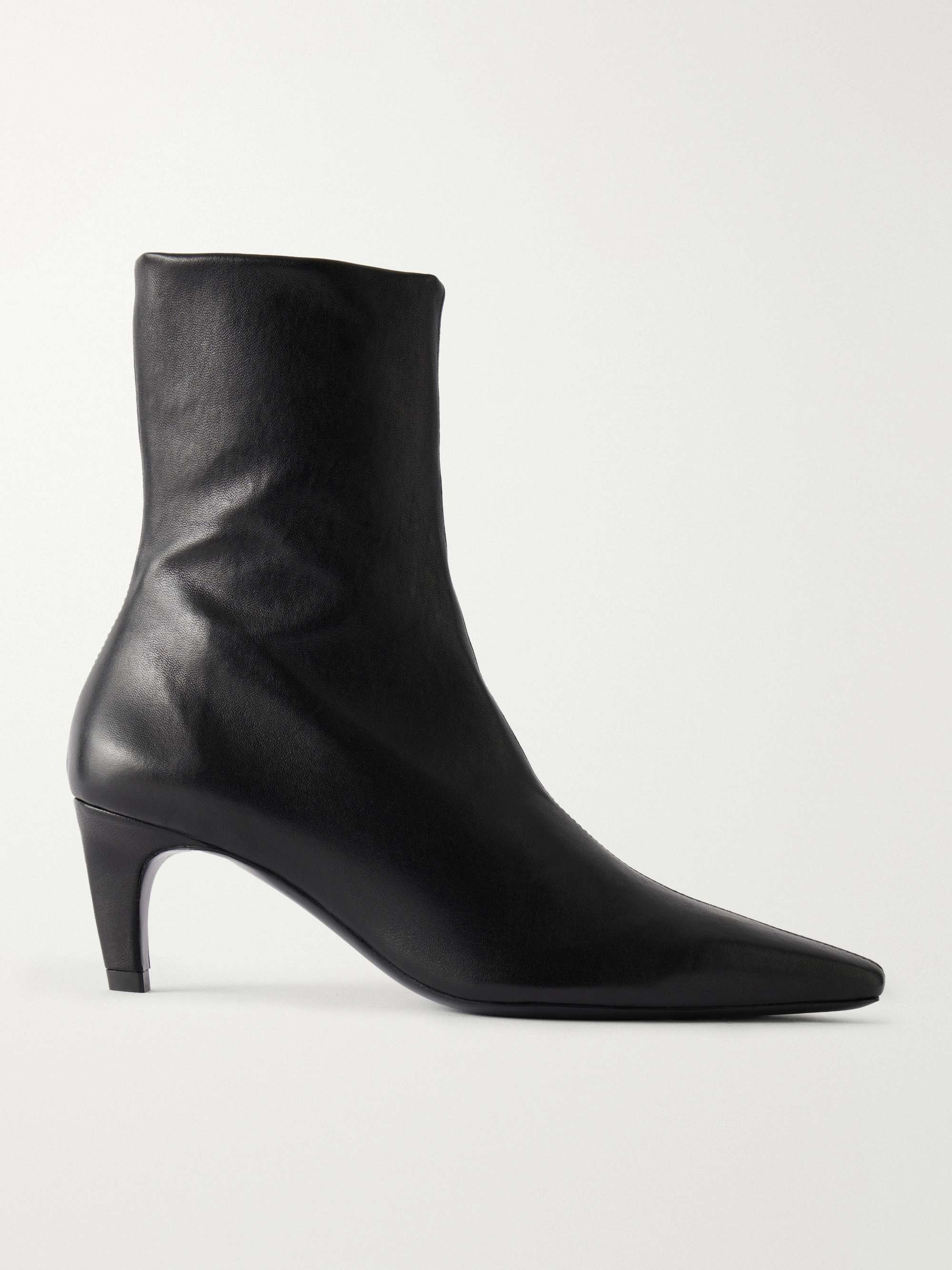 Cave Leather Ankle Boots