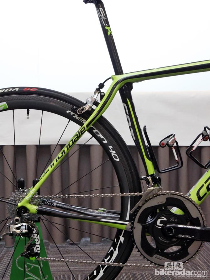 Flattened sections on the stays supposedly act as engineered flex points to provide a sort of micro-suspension