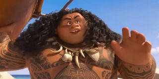 Dwayne Johnson as Maui in Moana