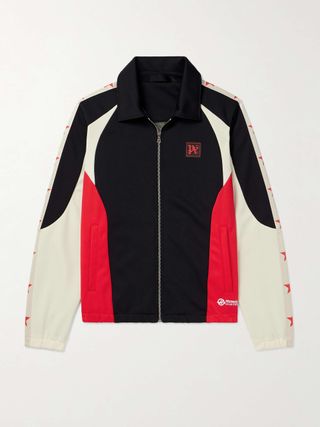 Palm Angels, + Haas F1 Logo-Embroidered Jersey Track Jacket