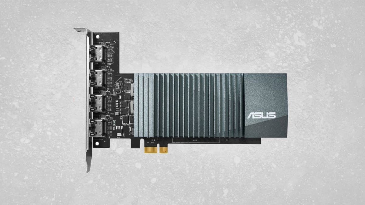 Asus Resurrects GeForce GT 710 GPU With Four HDMI Ports