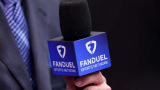 FanDuel Sports Network microphone flag