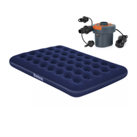 Bestway Flocked Airbed with Mains Pump