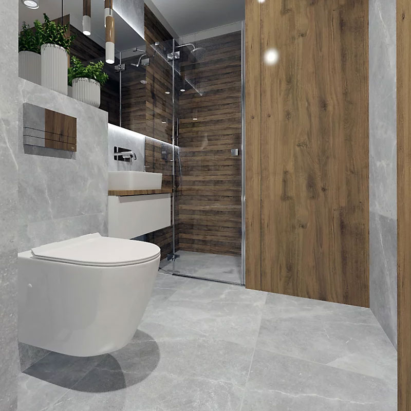 Top Ceramics Grey Marble Tiles Porcelain Matt Floor Wall