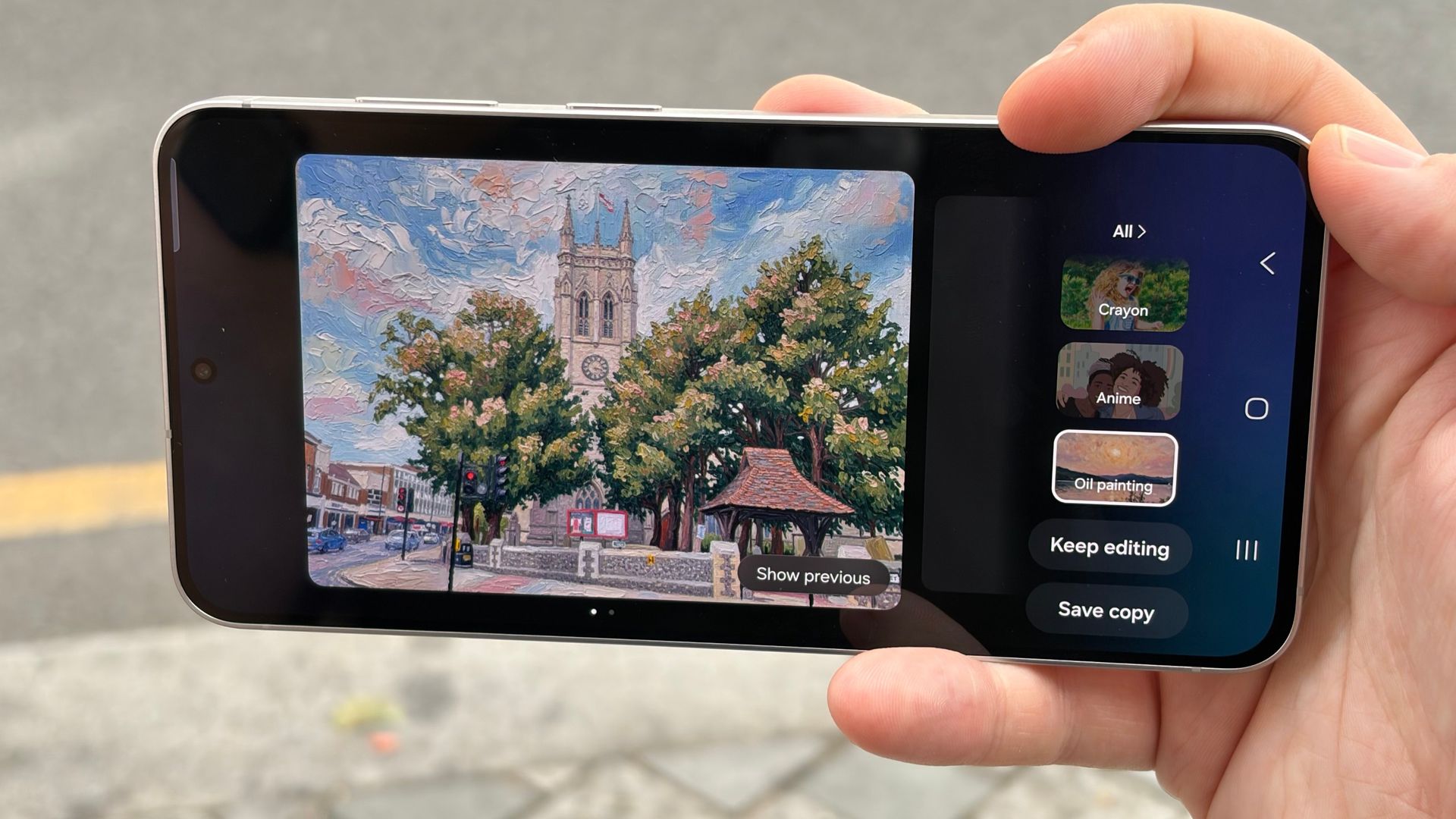 Samsung Galaxy S26 FE AI image editing