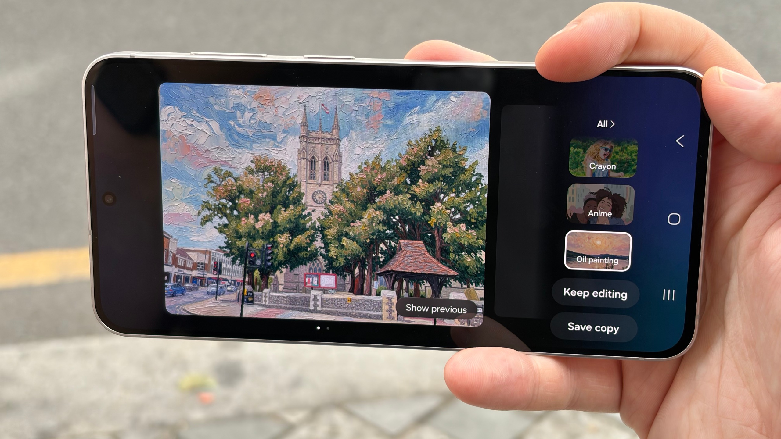 Samsung Galaxy S26 FE AI image editing