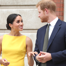 Prince Harry, Duke of Sussex and Meghan, Duchess of Sussex arrive to meet youngsters from across the Commonwealth as they attend the Your Commonwealth Youth Challenge reception at Marlborough House on July 05, 2018 in London, England