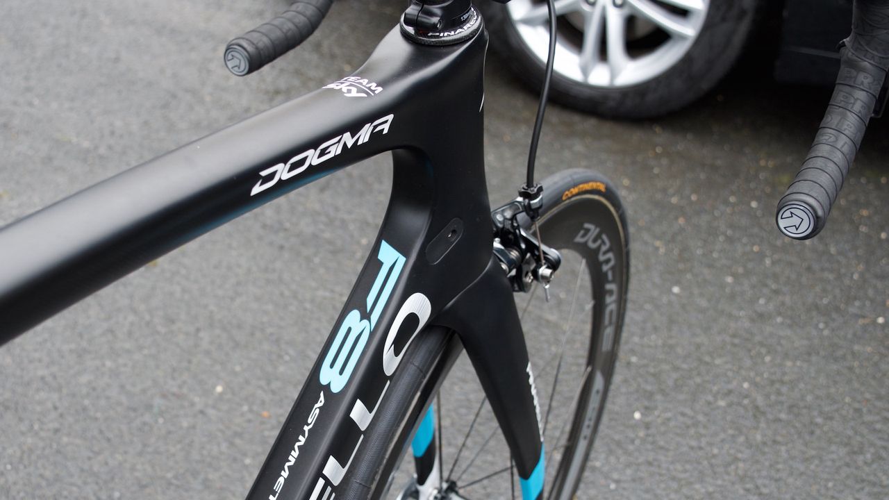 Ian Stannard uses a 57.5cm frame