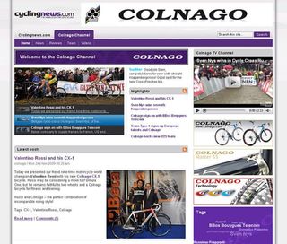 The new Cyclingnews Colnago Channel.