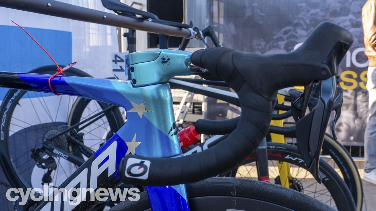 Sonny Colbrelli's bike from Omloop Het Nieuwsblad