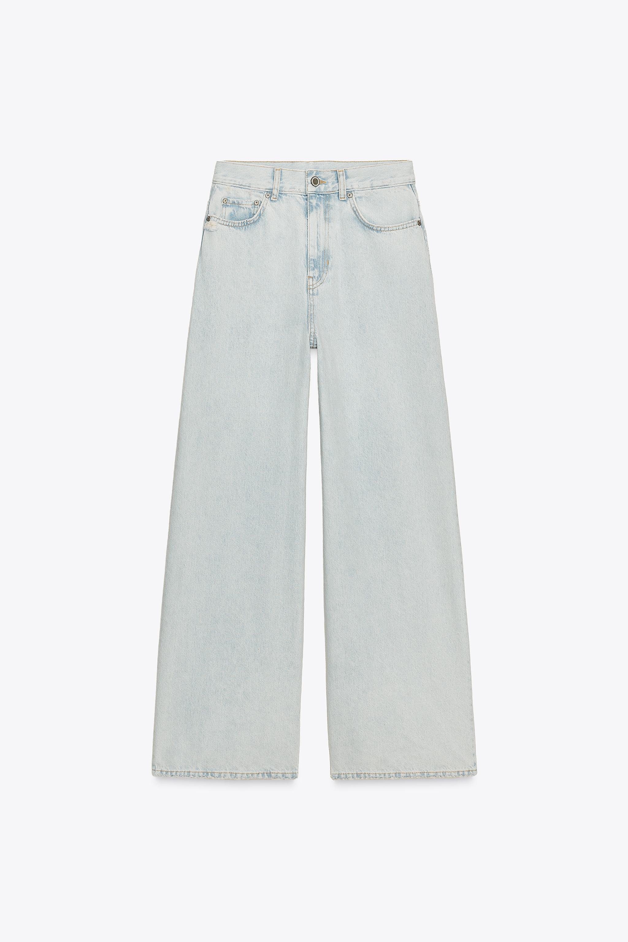 Zw Collection High Waist Palazzo Jeans