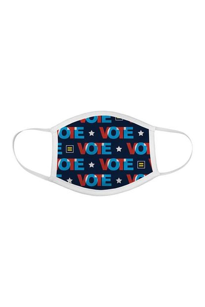 Human Rights Campaign Vote Face Mask