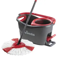 Vileda Turbo Microfibre Mop and Bucket Set Vileda Turbo Microfibre Mop and Bucket Set