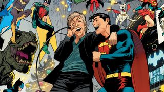 Batman/Superman: World's Finest #10 Holiday McCartney Variant Cover by Dan Mora