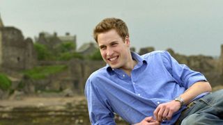 Prince William's 21st birthday portrait on a beach at St Andrews