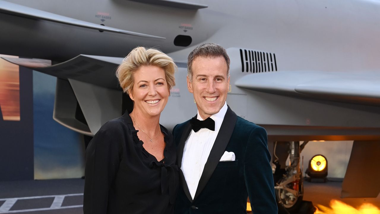 Anton Du Beke and Hannah Summers at the Top Gun: Maverick London premiere