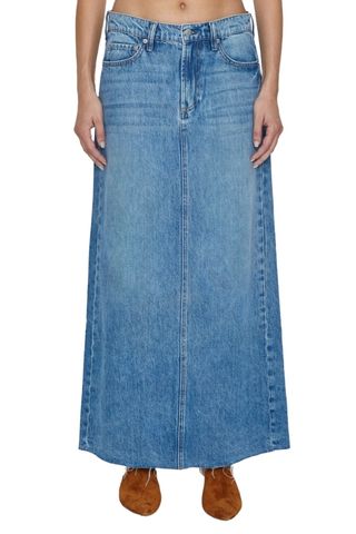 Raye Denim Maxi Skirt