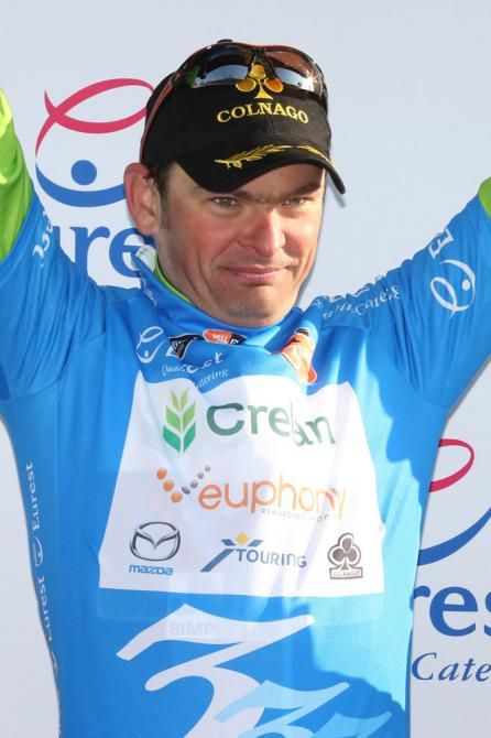 Koen Barbe (Crelan-Euphony) leads the sprint classification