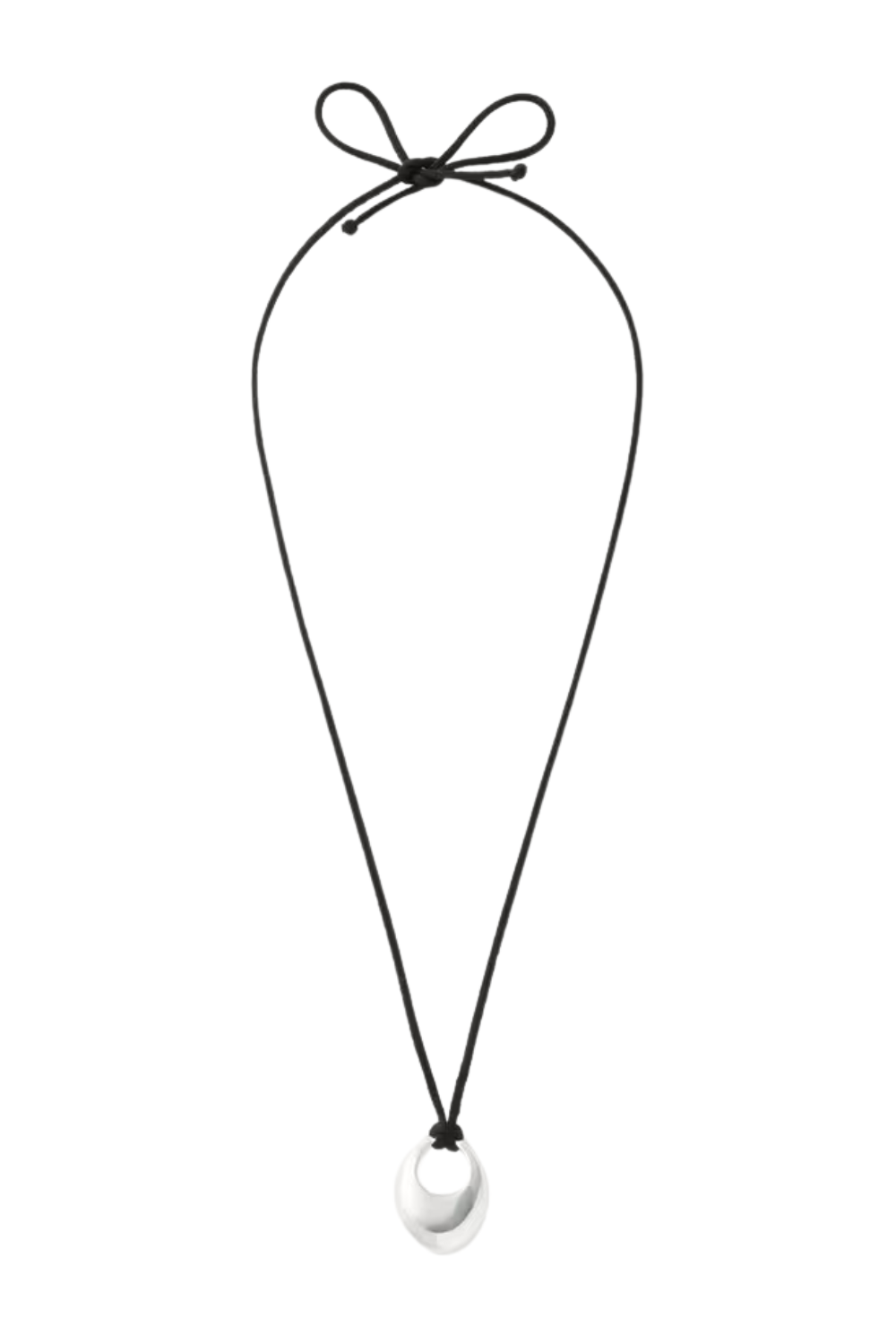 Sterling Silver Sloping Pendant Necklace
