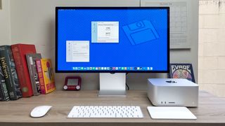 Apple Mac Studio M4 Max review unit on a desk