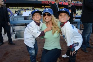Britney Spears and her sons Sean and Jayden Federline