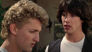 Bill and Ted at Police Station
