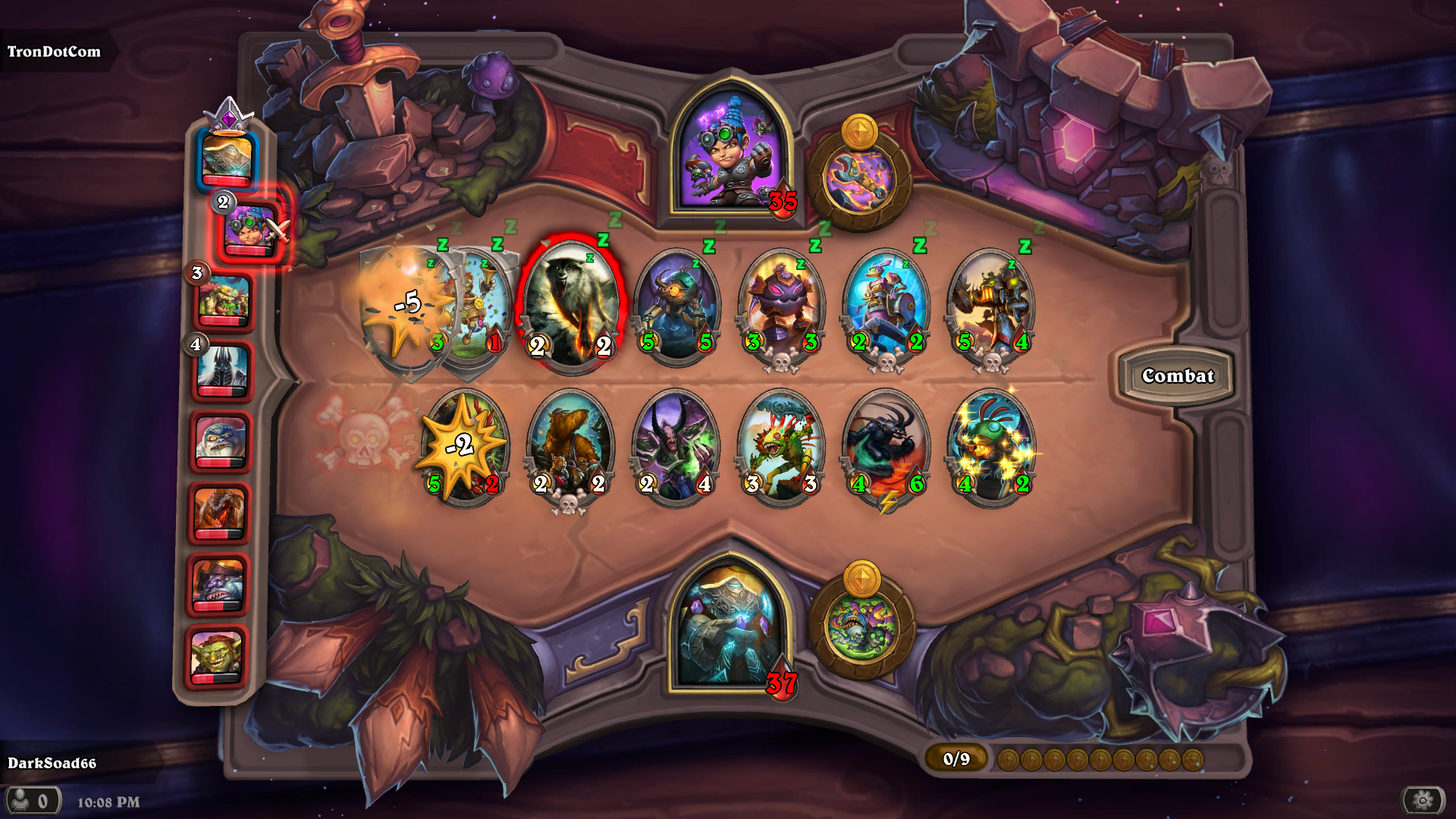 Hearthstone Battlegrounds Cards All Minions And Units In Hearthstone Battlegrounds Pc Gamer Whenever summon effects (such as from pack leader and mama bear) will be cast twice on the extra copies. hearthstone battlegrounds cards all