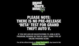 GTA 5 scam warning