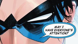 Nightwing speaks in Absolute Power #2