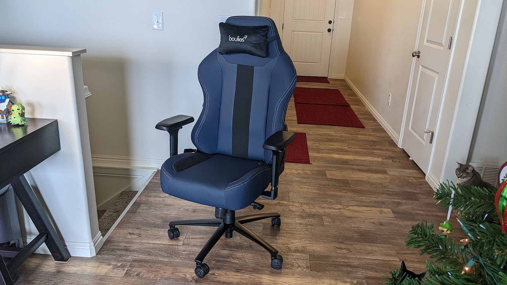 Boulies Master Series gaming chair in living room
