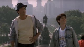 Sylvester And Sage Stallone in Rocky V