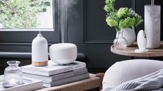 Best essential oil diffuser: The White Company Electronic Diffuser in living room