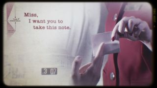 a graphic from D B Cooper: Where are You showing a note saying "I want you to take this note"