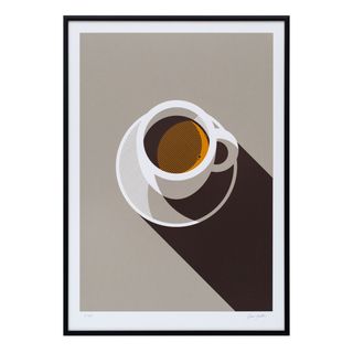 Espresso Screen Print by The Lost Fox
