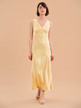 Yellow Iris maxi dress 6