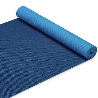 Gaiam solid color yoga mat on a white background