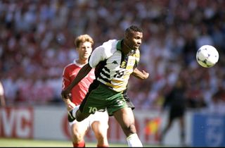 Lucas Radebe captained South Africa at the 1998 World Cup