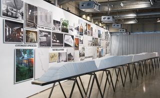 Over at the Oslo School of Architecture and Design (AHO), the 'Custom Made' exhibition focuses on Norwegian architecture's relationship with nature.