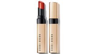 Bobbi Brown Luxe Shine Intense in Supernova - a shimmering, brick-toned red