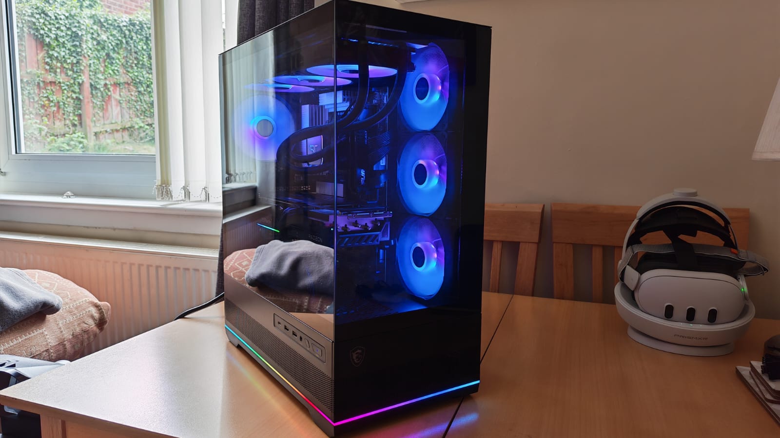 A Quoted Tech Horizon Custom gaming PC from the front