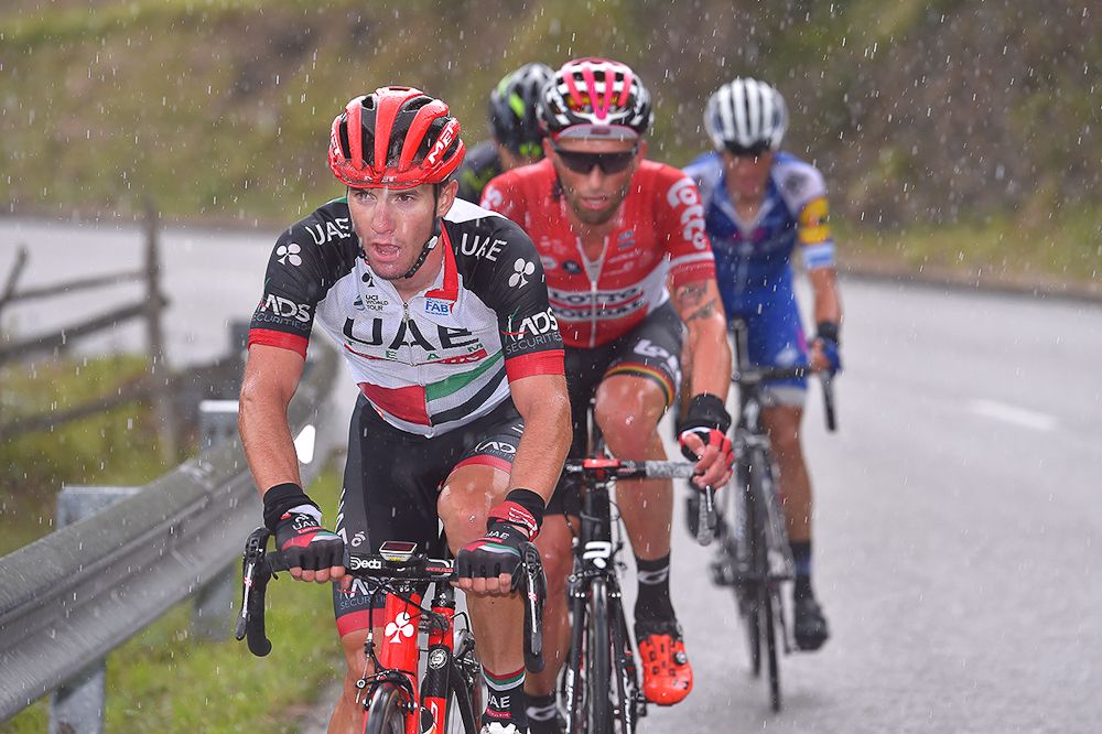 Jan Polanc and Tomasz Marczynski in the breakaway