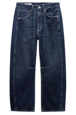 Zara Relaxed Balloon Mid-Waist Jeans