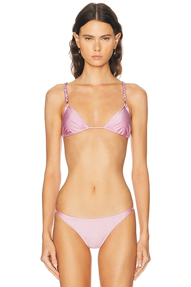 For Fwrd Dolores Classic Vienna Straps Bikini Top