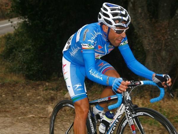 An Andalucia rider in action during stage 2.