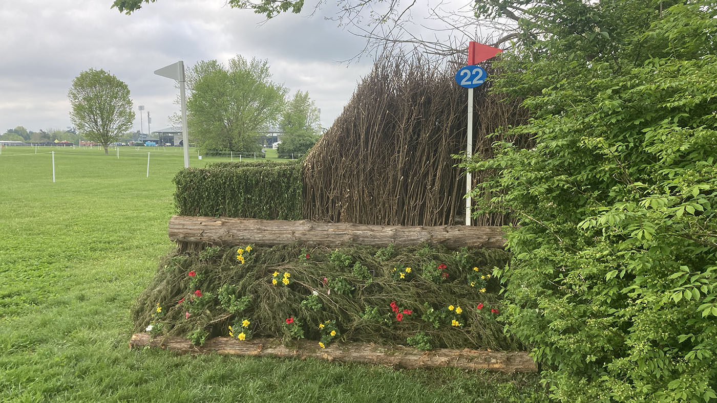 Kentucky Three-Day Event cross-country course 2024 fence 22