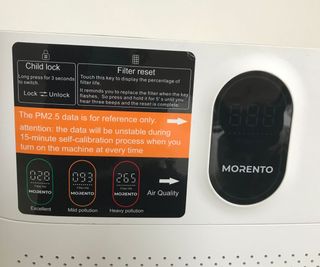 Morento Air Purifier sticker
