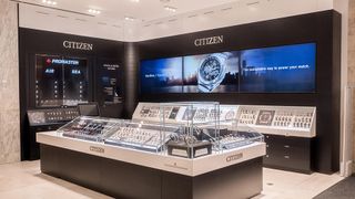 LG Transparent OLED Mesmerizes Customers with Augmented Reality at New Citizen Watch Store in NYC